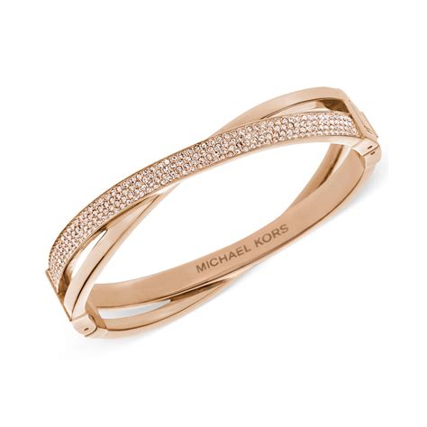 michael kors rose gold bracelet with diamonds|michael kors gold bracelet sale.